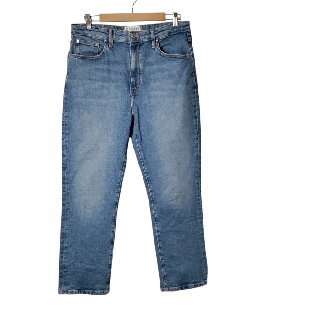 Derek Lam 10 Crosby High Rise Straight Leg Blue Jeans Size 31 TC001092A209